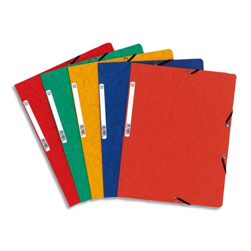 Chemises carte à élastique