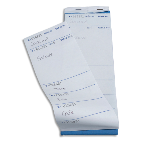 Blocs et carnets hôtellerie